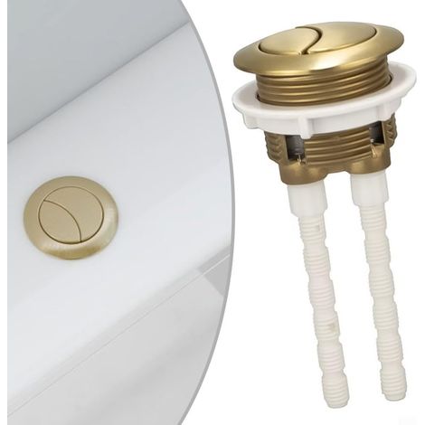 Zweimengenspülkasten – Spülknopf in gebürstetem Gold – 38-mm-Spülknopf – Zubehör (1/5)