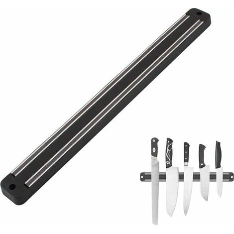 Couteaux Barre Magnétique Aimantée Murale Pour Rangement Cuisine Garage Outils Porte-couteau mural magnétique Macaron (1/4)