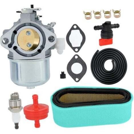 699831 694941 Kit de Filtre à Air et Carburateur compatible pour Briggs & Stratton 283702 283707 284702 284707 284777 286702 286707 289702 289707 28D702 28D707 28M706 Tondeuses à gazon à moteur