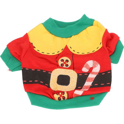 Chemise de Noël pour chien mignon élégant doux chaud vêtements d'hiver pour animaux de compagnie pour chiens chats animaux de compagnie S (1/5)