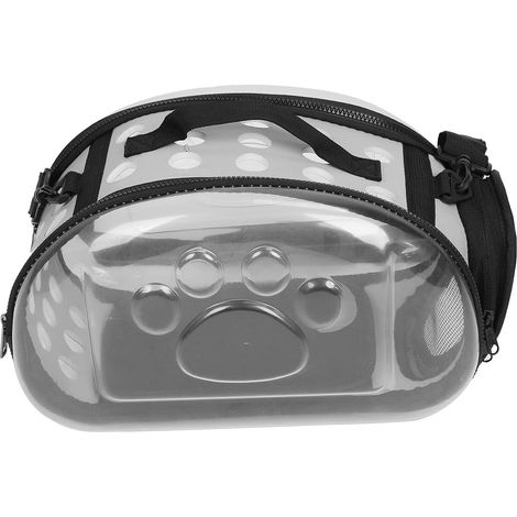 Sac de transport pliable pour animaux de compagnie, sac transparent portable en forme de capsule spatiale, sac à main pliable, sac à dos souple pour chatons, petits chiens, idéal pour les voyages, les (1/5)