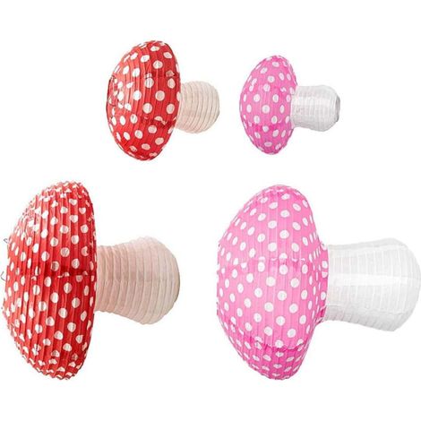 Lanternes Suspendues Forme De Champignon Lanternes (1/5)
