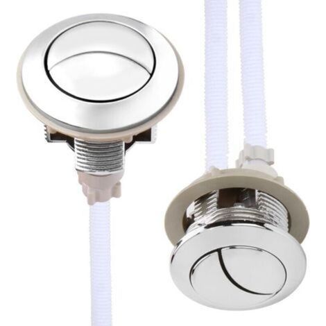 A set of two 38mm toilet flush buttons, universal dual flush buttons, replacement for dual flush buttons. (1/4)