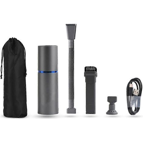 Sans fil aspirateur à main aspirateur de voiture avec rechargeable par USB mini aspirateur à main et souffleur d'air (1/5)