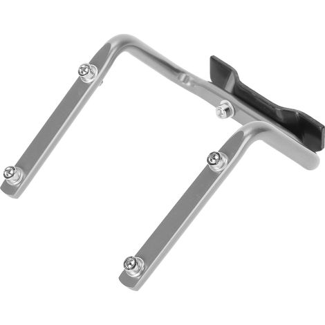 Adaptateur porte-bidon double pour tige de selle de vélo (argent) (1/5)