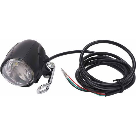 Phare avant universel 2 en 1 avec lampe LED et klaxon pour vélo électrique (1/5)