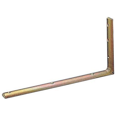 Équerre de balustre acier zingué bichromaté 700 x 300 mm - BOURGEOIS FRERES