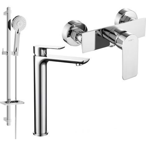 Mexen Alfa DQ40 set de ducha, cromado - 745714DQ40-00 (1/4)