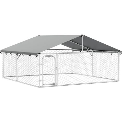 Maison Exclusive - Chenil extérieur avec toit 300x300x150 cm (1/5)