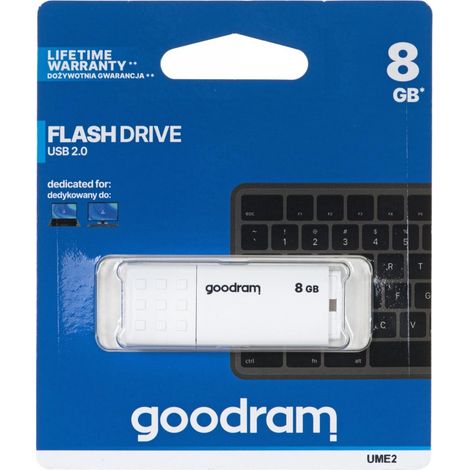 Pendrive GoodRam UME2 Blanco 8 GB (1/4)