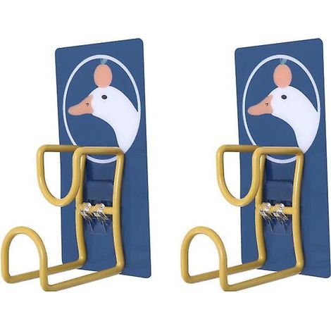 Étagère murale en acier inoxydable à motif canard de dessin animé avec porte-serviettes pour salle de bain et cuisine (1/5)