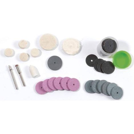Lot de Meulage en Disque Plat pour PROMKIT300 - 5 pièces - Abrasif Haute Durabilité - D-Work (1/2)