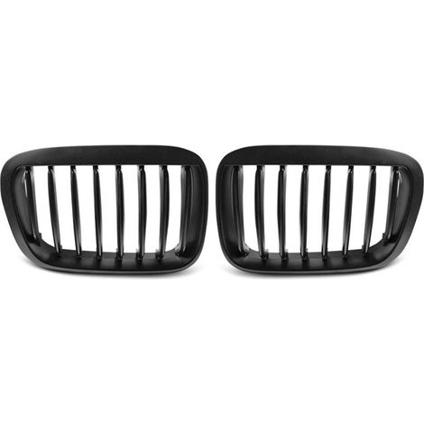 Paire grille calandre BMW serie 3 E46 berline de 05/1998 a 08/2001 Noir-27318073