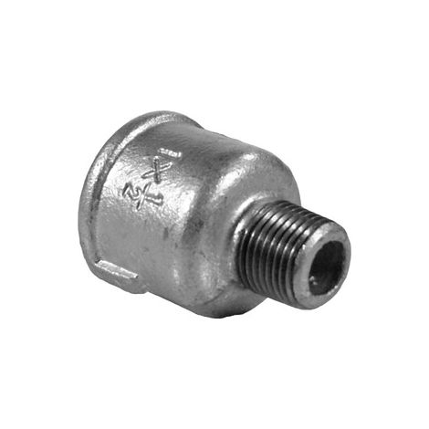 Manicotto Ghisa Zincata Maschio Femmina Rid. Ø 1 x 3/4 246 5 Pezzi