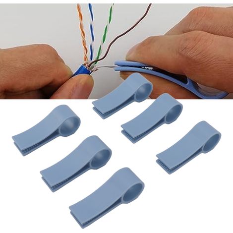 6-teiliges Verkaufswerkzeugset zum Abschrauben von Netzwerkkabeln (CAT5/CAT5E/CAT6/CAT7-Kabel), Kabelrichtmaschine für schnelles und einfaches Abschrauben von Isolierteilen. (1/5)