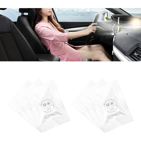 Lot de 6 sachets de pastilles désodorisantes pour voiture, pastilles désodorisantes en PE, disques de coton désodorisants, pastilles désodorisantes, recharges de pastilles désodorisantes pour ventilat (1/5)