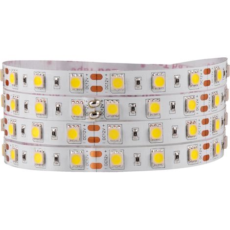 Striscia LED 12V 5m IP20 4000K neutra 2400lm Polux (1/5)