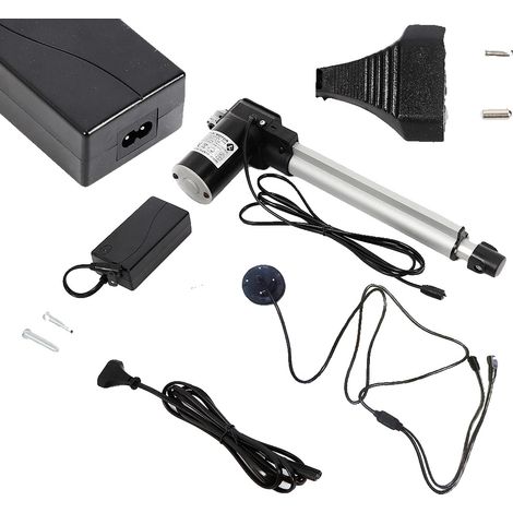 Actionneur Linéaire Électrique, Poussée/Tirage Maximum de 600KG, Longueur de Course de 230mm, Taille Étendue de 635mm, Taux de Charge Évalué de 5mm/S, Niveau de Protection IP44 (1/5)