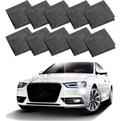 Lot de 10 Nano Sparkle Cloth, Rayures Chiffon Voiture, Chiffon Multifonction pour Polissage de Surface, Enlever Taches d’Eau – pour Toutes Couleurs de Carrosserie