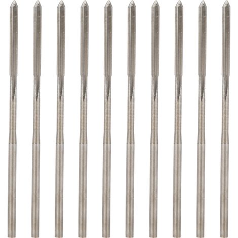 Lot de 10 alésoirs en acier rapide rectifié Ø1,8mm pour machines à queue droite (1/5)
