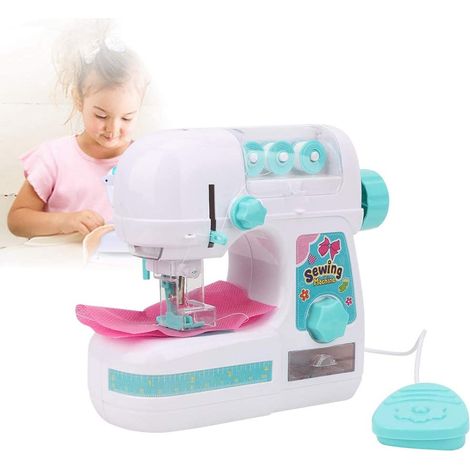 Children's Sewing Machine Medium Electric Sewing Machine Children's Sewing Machine Portable Mini Sewing Machine Interesting Educational Toys for Girls Boys