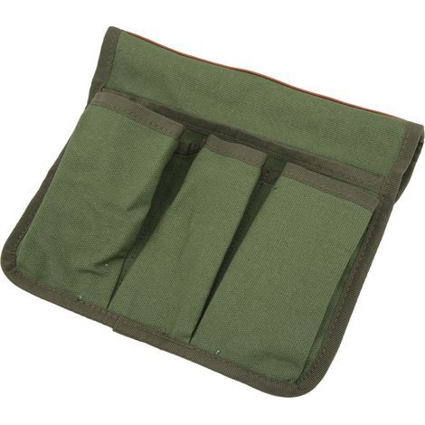 Tragbare, multifunktionale Aufbewahrungstasche für Campingstuhl-Armlehnen, ideal für Strand oder Outdoor-Aktivitäten (Militärgrün). (1/5)