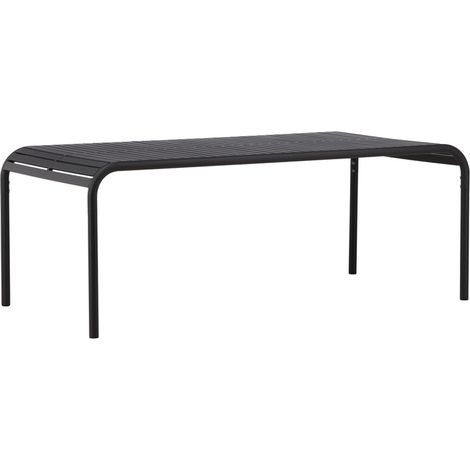 Table de Jardin Design "Borneo" 200cm Noir (1/5)