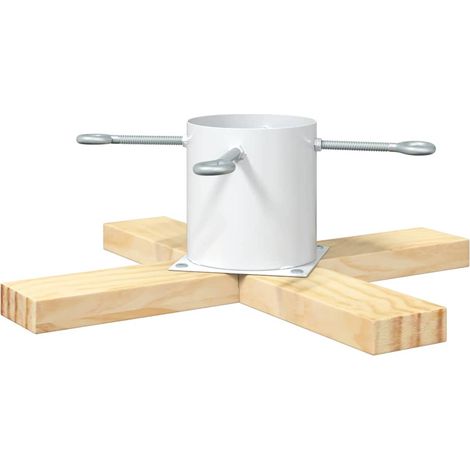 Soporte para Árbol de Navidad Blanco 50 x 50 x 16 cm vidaXL (1/5)