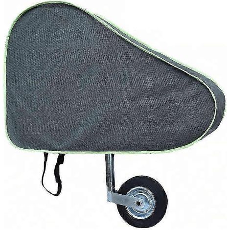 Housse réfléchissante pour attelage de remorque avec bordure de sécurité, protection anti-intempéries pour la barre de traction, installation facile par sangle. (1/5)