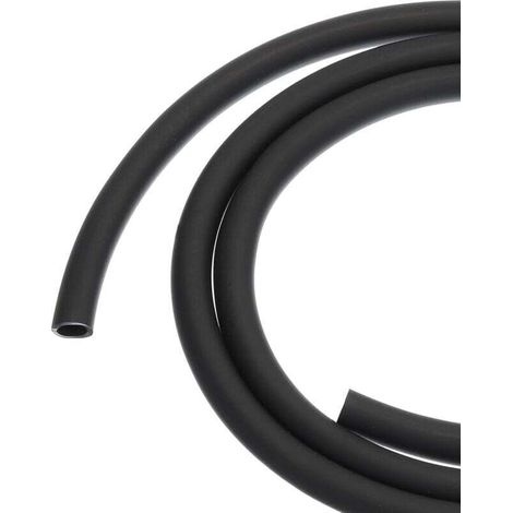 Tubo carburante in gomma-plastica 6 mm x 9 mm 1,8 metri nero adatto per motoseghe, tosaerba, decespugliatori, soffiatori, piccoli motori (1/4)