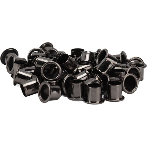 100 œillets métalliques pour cuir, trous de 6mm, accessoires de maroquinerie et bricolage (1/5)