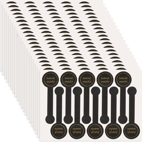 200 x Tamper Proof Stickers for Food Packaging Pastry DIY Decoration Gift Packaging Small Businesses and Craft Packaging (1/5)
