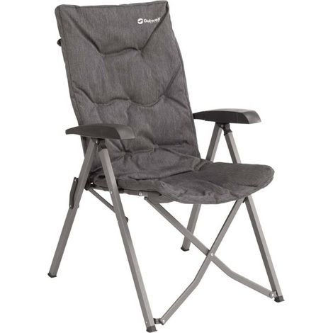 Silla de camping plegable Yellowstone Lake gris Outwell (1/5)
