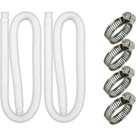 2 Pcs Tuyau de Rechange pour Piscine Hors Sol Tuyau de Piscine pour Piscines pour Piscine Hors Terre Tuyau de Remplacement de Pompe de Filtre de Piscine (1/5)