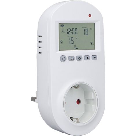 Contrôleur de température Wi-Fi 3500 W, installation facile, écran LCD, haute précision, thermostat intelligent pour reptiles, norme UE 230 V CA. (1/5)