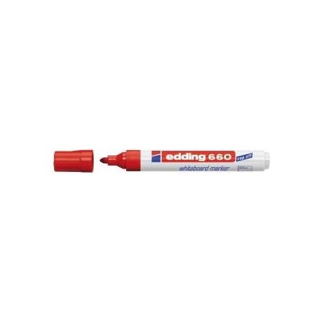 Marcador Pizarra Blanca 660 15-3mm Rojo Edding 6