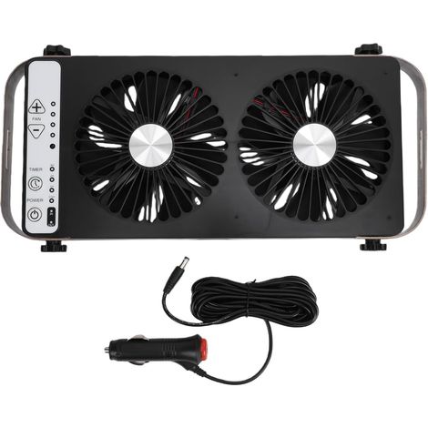 Ventilateur de Toit pour Camping-car, Ventilateur D'extraction de Plafond Réversible en ABS, 12 V, 4 Vitesses, Refroidissement Silencieux pour Camping-car, Remorque, Ventilation (1/5)