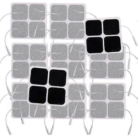 40 électrodes 2x2 pour unité TENS (électrostimulation musculaire EMS) (1/5)