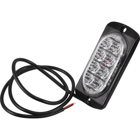 Lumière Stroboscopique LED Ultra Fine pour Camion 8 Led (1/5)