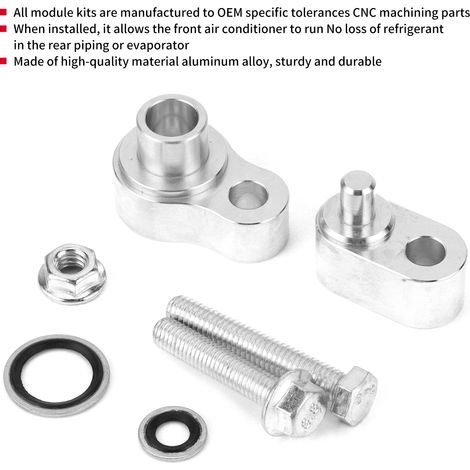 Blocage climatisation arrière en alliage d'aluminium avec vis et joints pour Chrysler Town Country