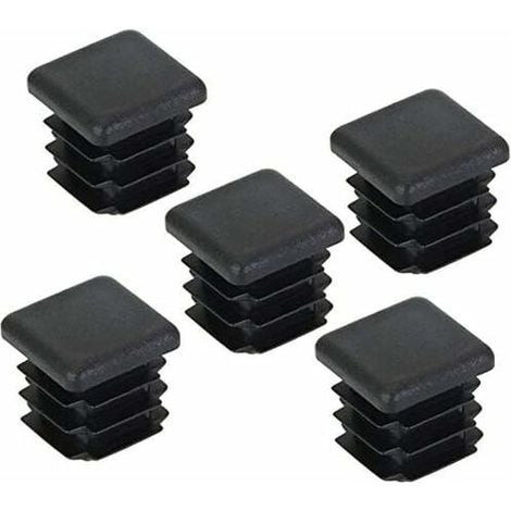 20 Stück Stuhlbeinstopfen, Vierkantrohrstopfen, Kunststoff-Vierkant-Pfostenkappen für Möbel-/Trampolin-/Schrank-/Regal-/Stuhlbeine (20 x 20 mm) – Fei Yu (1/4)