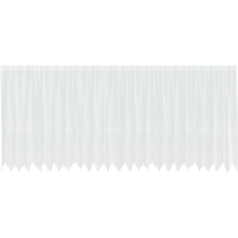 Maison Exclusive - Tenda in Pizzo con tende Bianco 160 x 600 cm Poliestere