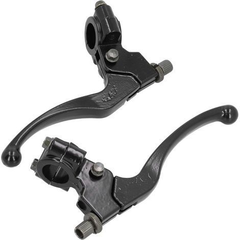 Ausla Paire de Levier d'embrayage Universel Paire de Moto de Frein d'embrayage Levier de Freinage CNC Aluminium ALLIAG SEMLOG. (1/5)