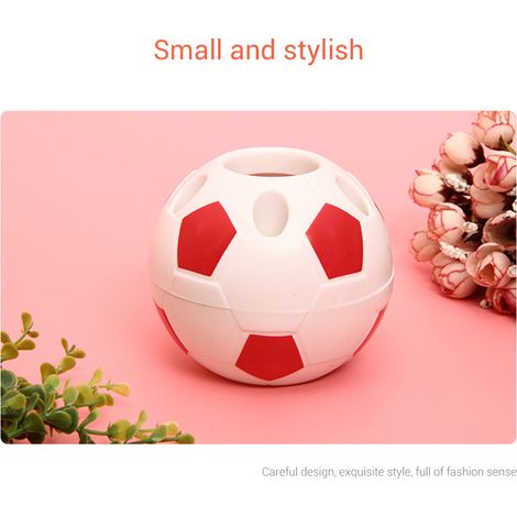 Multifunktionaler Stiftehalter in Fußballform, Zahnbürstenhalter, Schul- und Büroorganizer, Geschenk für Kinder (1/5)