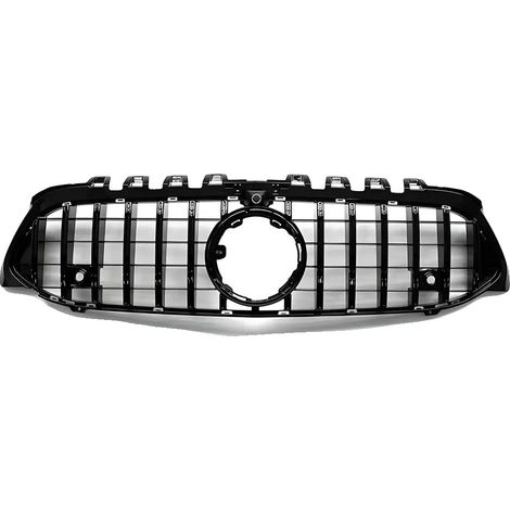 Parrilla estilo GT Panamericana, compatible con Mercedes-Benz Clase A, color negro brillante. (1/2)