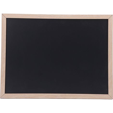 Petit tableau noir suspendu en bois pour menu, message ou fête foraine (30 x 40 cm). (1/5)