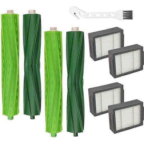 Rouleaux de rechange pour iRobot Roomba i7, i7 E5, E6 et i3 : kit de remplacement d'accessoires haute efficacité (1/5)