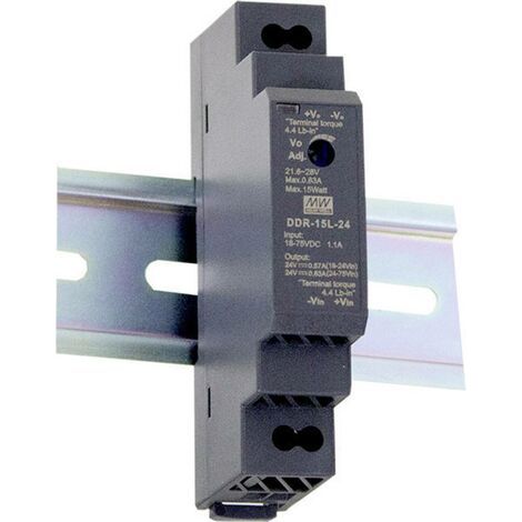 Convertisseur CC/CC pour rail (DIN) Mean Well DDR-15G-5 5 V/DC 3 A 15 W Nbr. de sorties:1 x