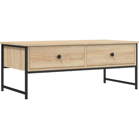 Maison Exclusive - Couchtisch Sonoma-Eiche 101x49x39,5 cm Holzwer
