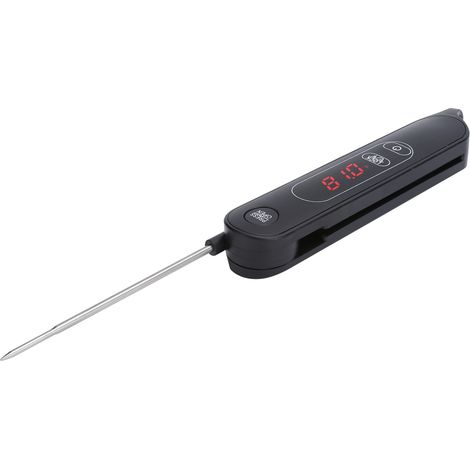 Thermomètre à viande LED pliable, thermomètre alimentaire à lecture instantanée pour cuisine, grillade et barbecue (1/5)